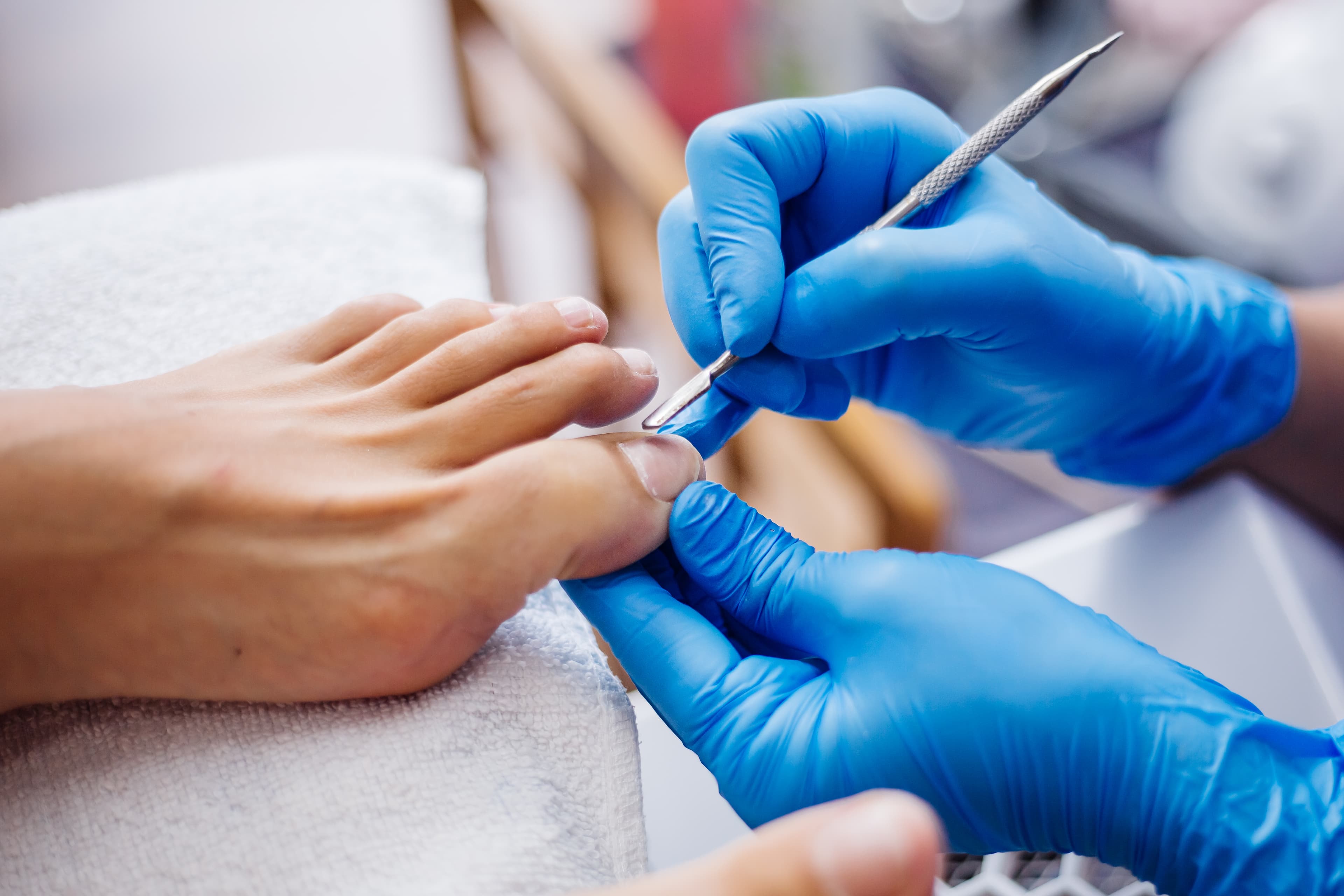 Professionelle Pediküre Behandlung für Männer im Kosmetiksalon Kleopatra Wien